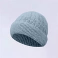 thumbnail image 4 of Only Moment Womens Beanies for Winter Grey knit Thick Fleece Lined Knit Winter Hat for Men & Women Warm Watch Cap for Cold Weather One Size, 4 of 5