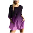 thumbnail image 3 of Wyzesi Maternity Jumpsuit Long Sleeve Ribbed Women Gradient Print Short Sleeve Jumpsuit Short Loose Backless Jumpsuits Rompers Long Sleeve Jumpsuit for Women Casual Womens Jumpsuits Dressy, 3 of 7
