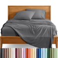 thumbnail image 1 of Juego de sábanas Bare Home King gris 1800 ultra suave, 1 of 9