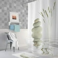 thumbnail image 2 of Wosthever Cortina de baño elegante e impermeable con tela de poliéster impermeable, cortina de ducha de moda Sombras de ventana, 2 of 3