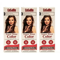 CoSaMo - Love Your Color Non-Permanent Hair Color 775 Light Ash Brown - 3 oz. (Pack of 3)   Eyebrow Ruler