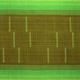 thumbnail image 1 of Ahgly Company Indoor Square Abstract Green Contemporary Area Rugs, 5' Square, 1 of 1