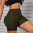 thumbnail image 7 of Mlzmgr Yoga Shorts for Women with Pockets Elastic Waisted Comfy Workout Shorts High Waist Stretchy Shorts for Women, 7 of 7