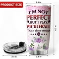 thumbnail image 6 of Once Upon A Time There Was A Girl Who Really Loved Dogs And Pickleball Gifts For Women Stainless Steel Tumbler 20oz Animal Pet Dog Lover Gift Paddleball Cup Sports Enthusiast, 6 of 6