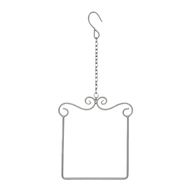S SERENABLE Hummingbirds Swings Decor Bird Perch for Feeder Accessories Cockatiels Garden Silver