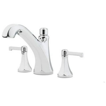 Pfister Roman Tub Faucet Nickel Pfister Arterra Deck Mounted Roman Tub Faucet Trim with Metal Lever Handles, Available in Various Colors ()