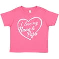 thumbnail image 3 of Inktastic I Love My Nana and Papa in White Chalk Heart Boys or Girls Toddler T-Shirt, 3 of 5