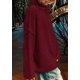 thumbnail image 3 of Suéter PRETTYGARDEN Otoño 2025 Cuello Tortuga Rojo Vino M, 3 of 7