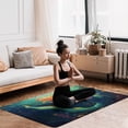 thumbnail image 4 of Mermaid Colorful Ocean World Carpet for Home Decoration Rugs for Bedroom Room Living Room Bathroom Entrance Door Non-slip Comfort Mat, 4 of 7