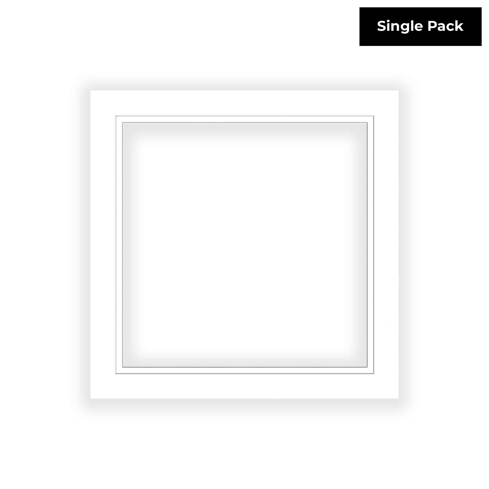  20x30 Mat for Picture Frame White with Cream Core and 16x26  Opening Size (B222MAT) - Photo Mat Boards
