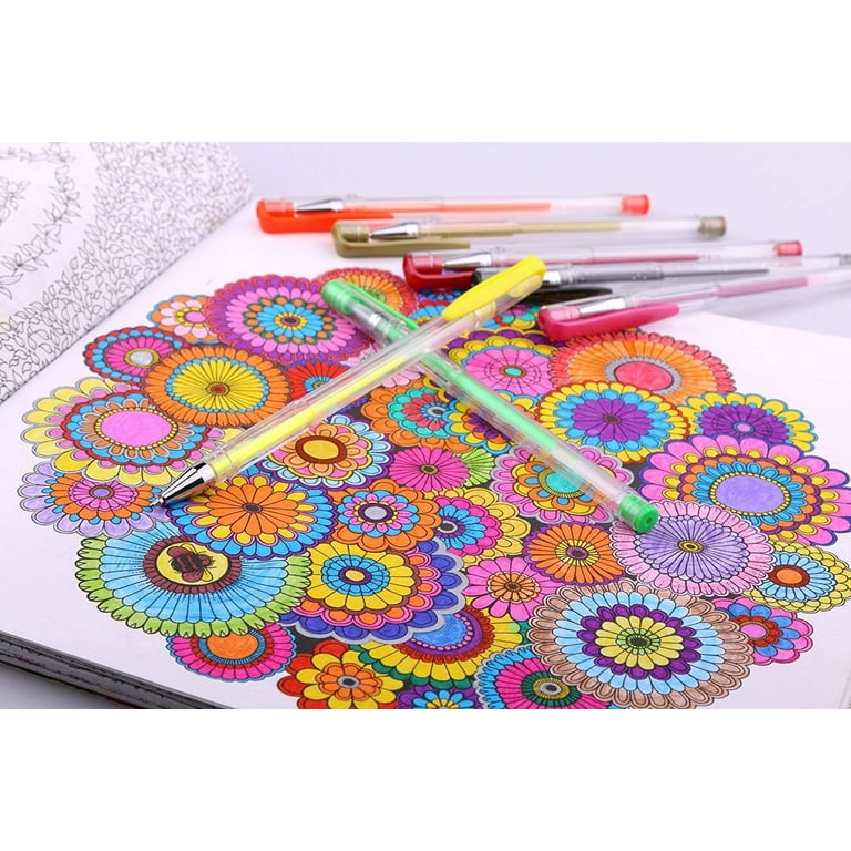 Glitter Gel Pens-100 Colors – Zscm The world of painting art, art
