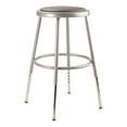 thumbnail image 1 of National Public Seating 6400 Series 18 Inch Adjustable Steel Stool, Grey, 1 of 11