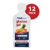 TRUEplus Glucose Gel Pouch, 15g Fast-Acting Carbohydrates, Fruit Punch Flavor, 12 Pack