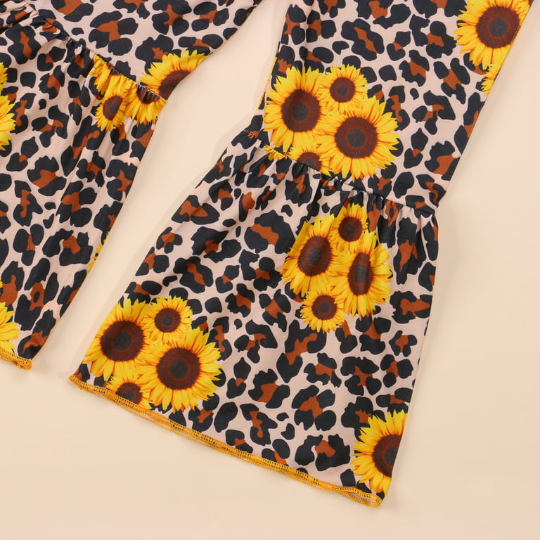 Flared Trousers - Sunflower
