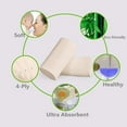 thumbnail image 3 of 10 Rolls Toilet Paper Tissue Bamboo Pulp Toliet Paper 4-Ply Househeld Tissue, 3 of 4