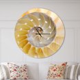 thumbnail image 2 of Designart 'Isolated Nautilus Shell ' Modern wall clock, 2 of 6
