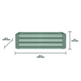 thumbnail image 4 of Zenport WS1003 Raised Garden Bed Kit, Green (39.4"x39.4"x11.8"), Green, 4 of 4