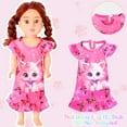 thumbnail image 2 of Girls Nightgowns Mermaid Pajamas Sleepwear for Girls and 18" Dolls Clothes, 2 of 7