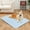 Blue, variant on BOZHOU Dog Cooling Mat - Pet Cooling Mats, Pressure Activated Gel Dog Cooling Mat - No Need to Freeze Or Refrigerate This Cool Pet Pad - Keep Your Pet Cool, Use Indoors, Outdoors or in the Car