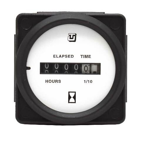 Faria Beede Boat Hour Meter Gauge MH0070 | Uflex 2 Inch Black White