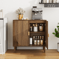 thumbnail image 3 of Algherohein Sideboards and Buffets Kitchen Cabinets,Modern Buffet Cabinet with Storage Shelf, 3 of 7