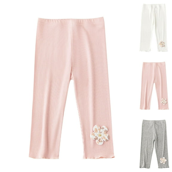 Antinious Kids Casual Sweatpants,Toddler Outer Pants,Summer Girls Mid To Large Children Bottom Pants Girls Leggings Cool And Comfortable Pants,130,