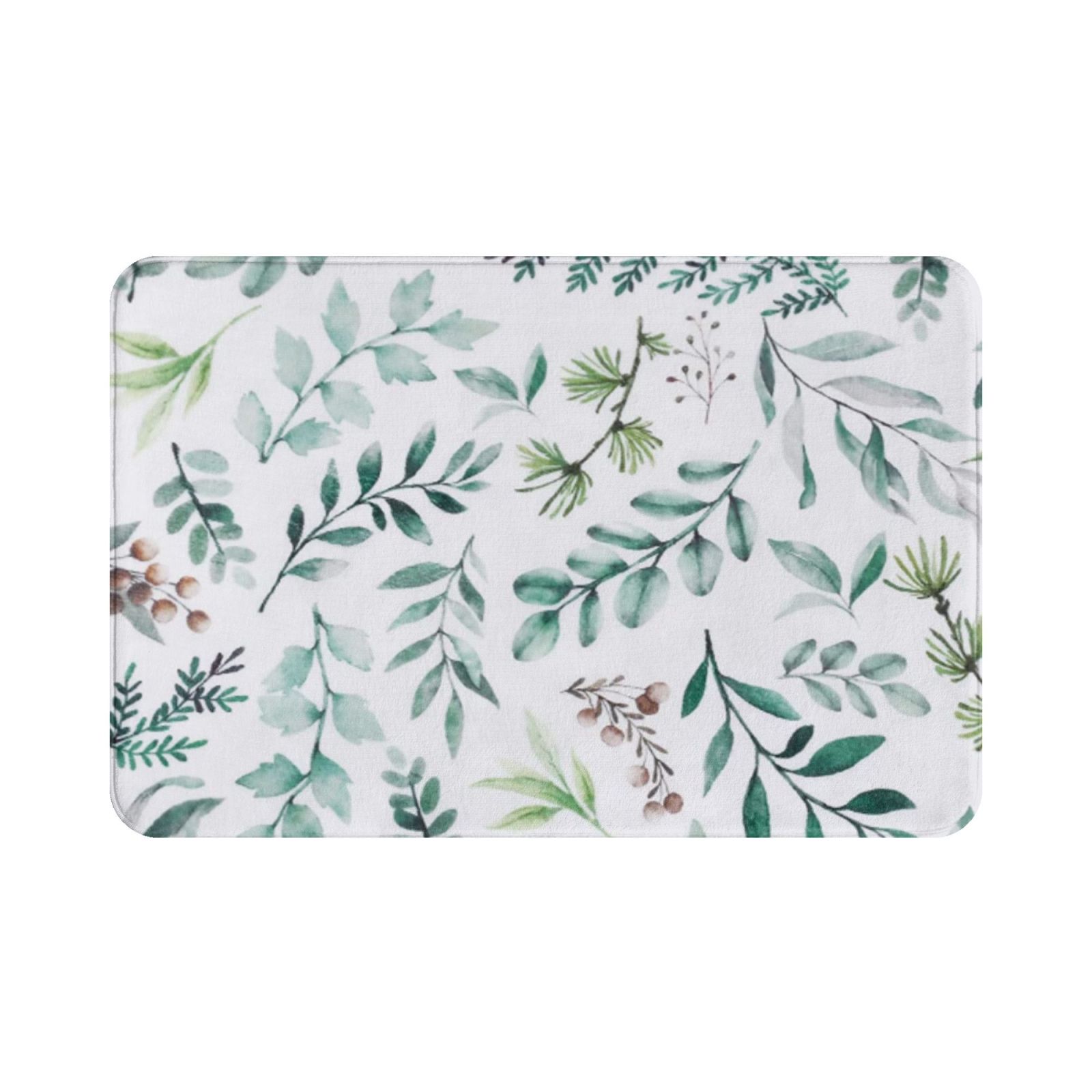 Green Bathroom Rug Green Bath Mat Leaf Bathroom Rug Leaf Bath Mat