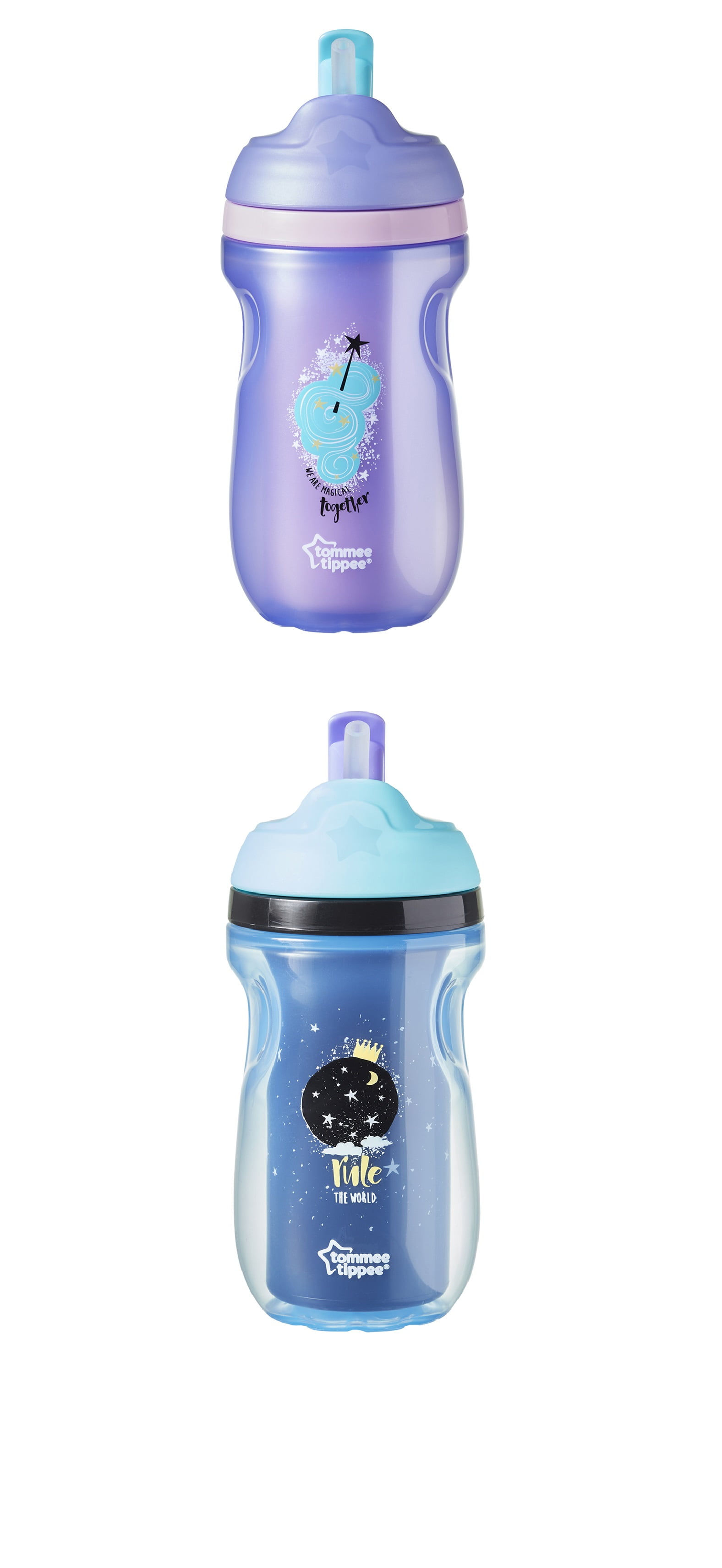 Tommee Tippee Insulated Sippy Toddler Tumbler Cup, Girl – 12+ months, 3pk