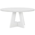 thumbnail image 3 of MAYEERTY 47 Inch Round Farmhouse Table, Multifunctional for Dining, Game Night & Homework, 3 of 5