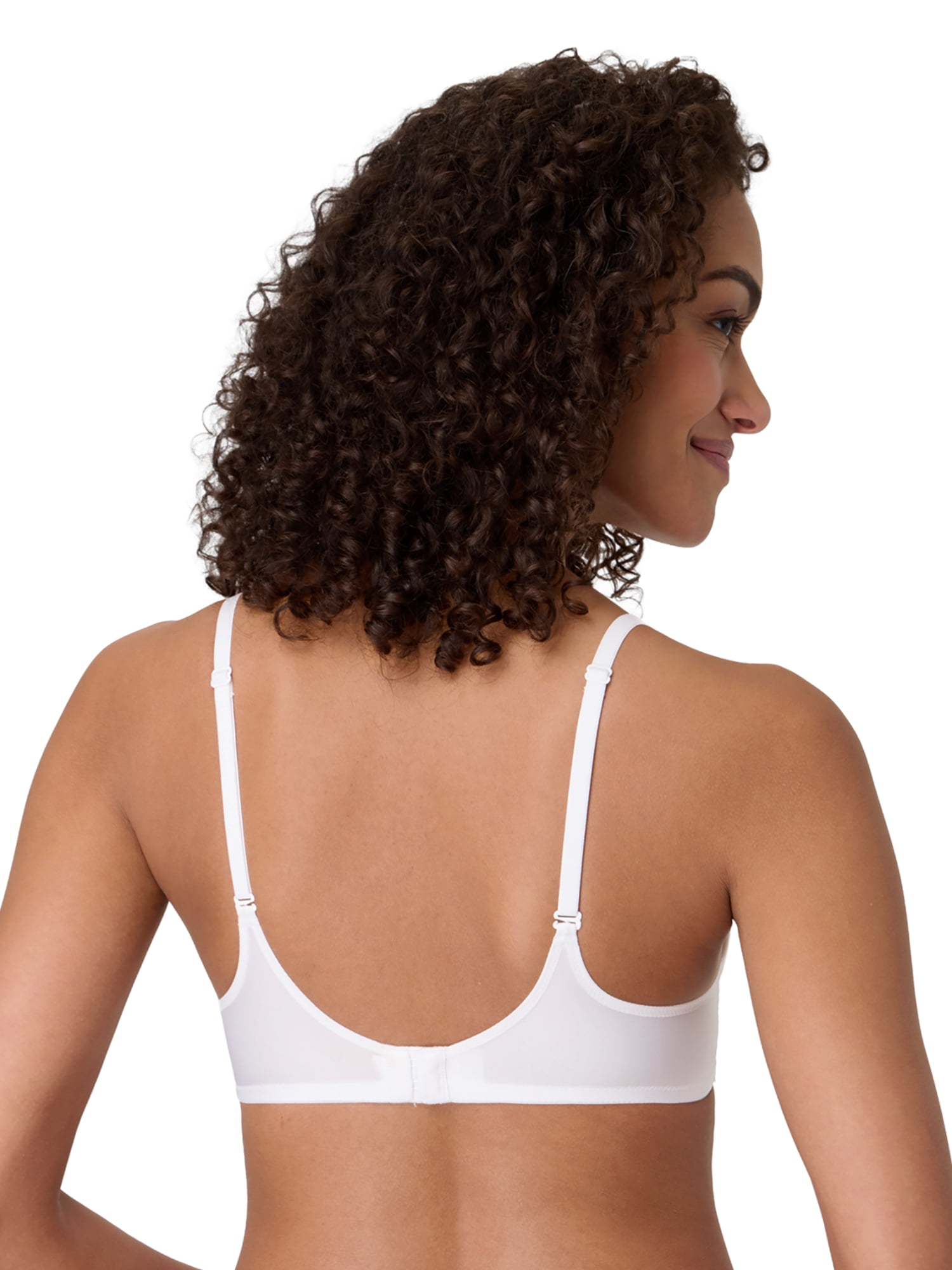 Hanes Women's Natural Lift Underwire Bra, Moisture-Wicking, Convertible Straps
