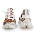 thumbnail image 4 of Seashell On The Beach Fashion Women's Nurse Shoes Casual Flat Sneaker Print Ladies Lace Up Light Walking Shoe Breathable Footwear, 4 of 8