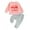 Pink, variant on Bagilaanoe 2Pcs Toddler Baby Girl Valentine’s Day Clothes Letter Print Long Sleeve Sweatshirt Tops + Sweatpants 3M 6M 12M 18M 24M 3T Kids Pants Set