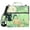 Adorable Green Pumpkin Cat, variant on Haosy 3 Ring Zipper Binder with Shoulder Strap Waterproof Trapper Keeper 2 Inch D-Ring 500 Sheets Capacity, Red Black Pixel Cyberpunk Cityscape