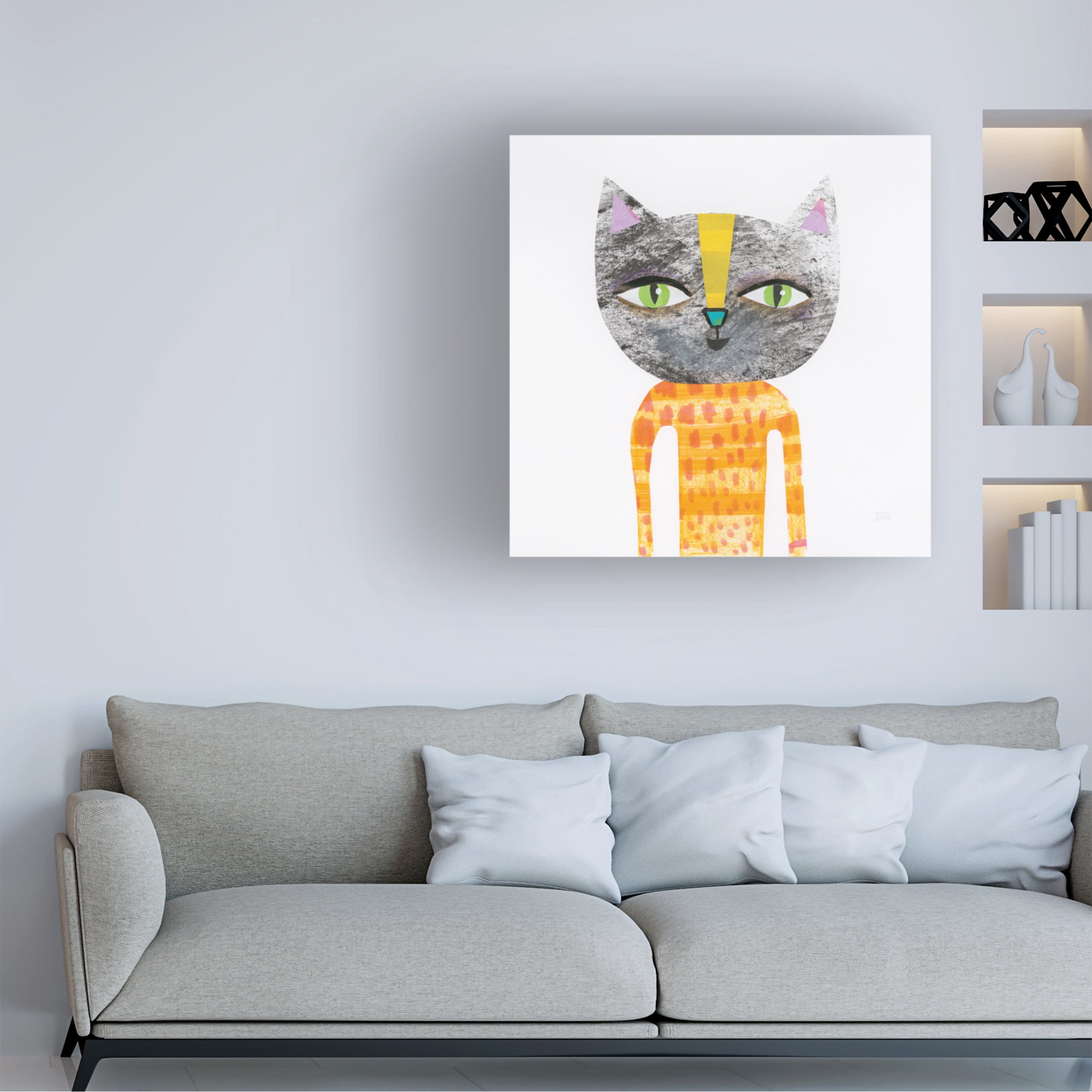 Melissa Averinos 'Cool Cats I' Canvas Art