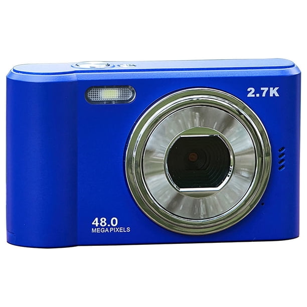 Cámara digital Pisexur para estudiantes, 48 megapíxeles, 2,4 pulgadas, HD, portátil, 16 aumentos, antivibración, reconocimiento facial y fotografía de belleza. Electrónica infantil, organizador de el