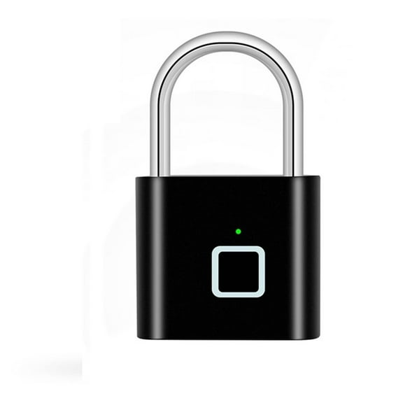 Tuya Cadenas Intelligent Rechargeable par Empreinte Digitale USB Serrure de Porte Biométrique Empreinte de Pouce Cadenas de Porte en Alliage de Zinc Déverrouillage via Application, Plus de Sécurité