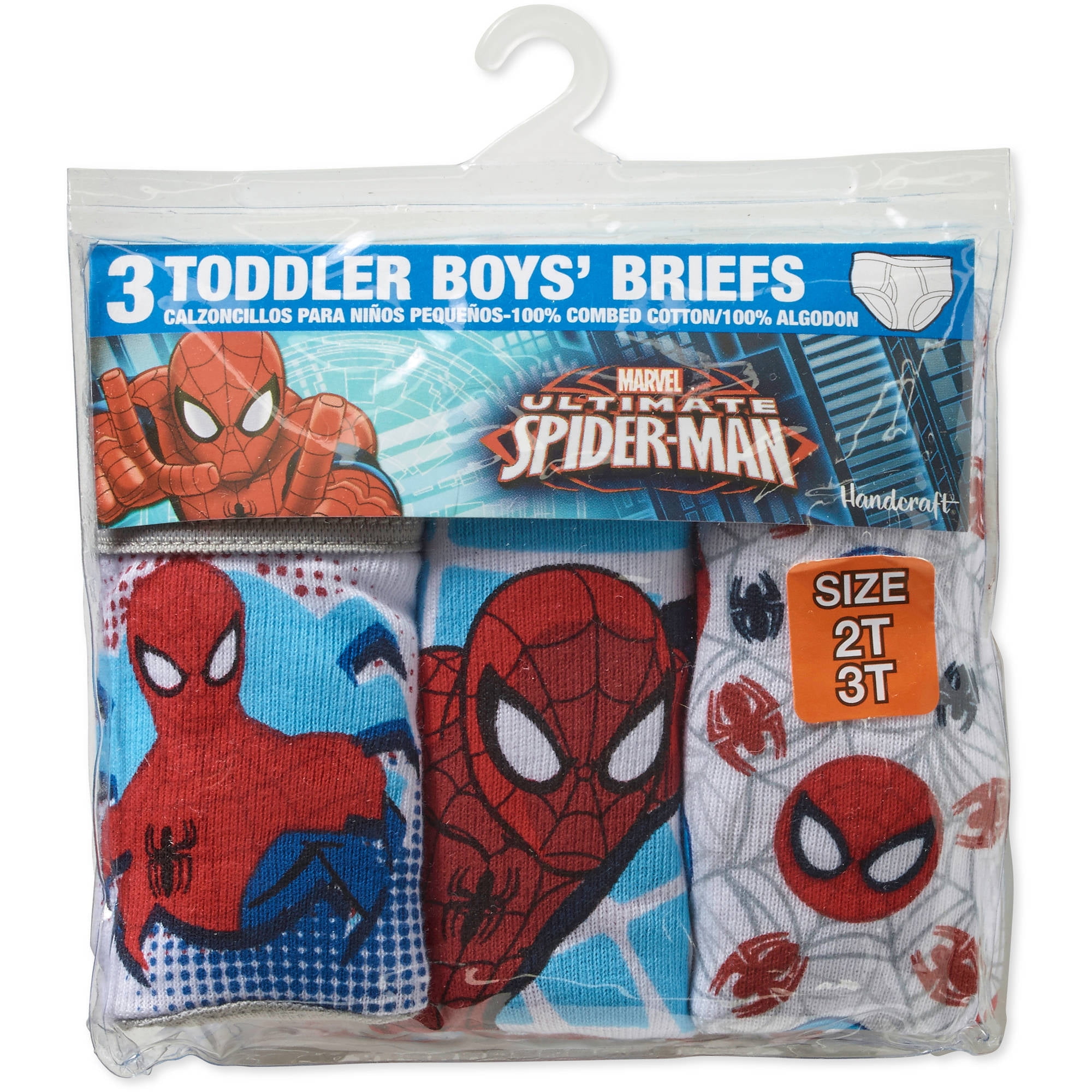 Spider-Man Brief Underwear, 3-Pack (Toddler Boys) 