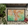 thumbnail image 3 of Rabbit and Bubbles Watercolor Doormat 18x27, 3 of 4