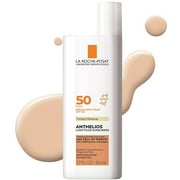La Roche-Posay Anthelios Tinted Sunscreen - Oil-Free Face Sunscreen with Broad Spectrum SPF 50+, Ultra-Light Fluid Formula with Titanium Dioxide Mineral - Universal Tint for All Skin Tones!