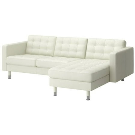 Ikea Sectional, 3-seat, Grann, Bomstad white/metal