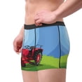 thumbnail image 2 of Fuzoiu Tractor on farming land Print Men's Ultra Breathable Underwear,No Riding Up Boxer Briefs with ComfortFlexible Waistband-XX-Large, 2 of 5