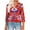 Red Tops for Women_P, variant on CYMMPU Women's Basic Tees Tunic Tops Vintage V-Neck Business Work Blouses Floral Printed 3/4 Length Sleeve Swing Shirts Summer Fall 2025 Clothes Pink L