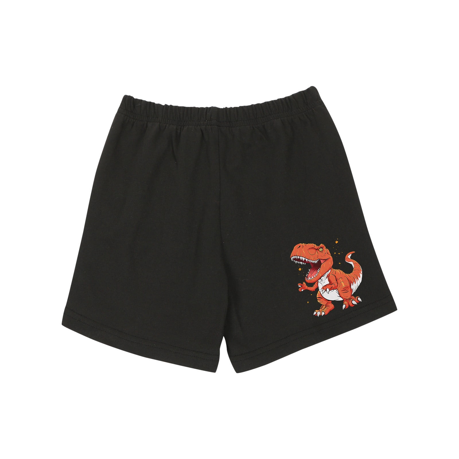 Toddler Kids Baby Boy Casual Dinosaur Print Short-sleeved Shorts Clothes Set With Pockets Boys Baby Boys Girls Hoodie Boys Shorts Wedding Party Set