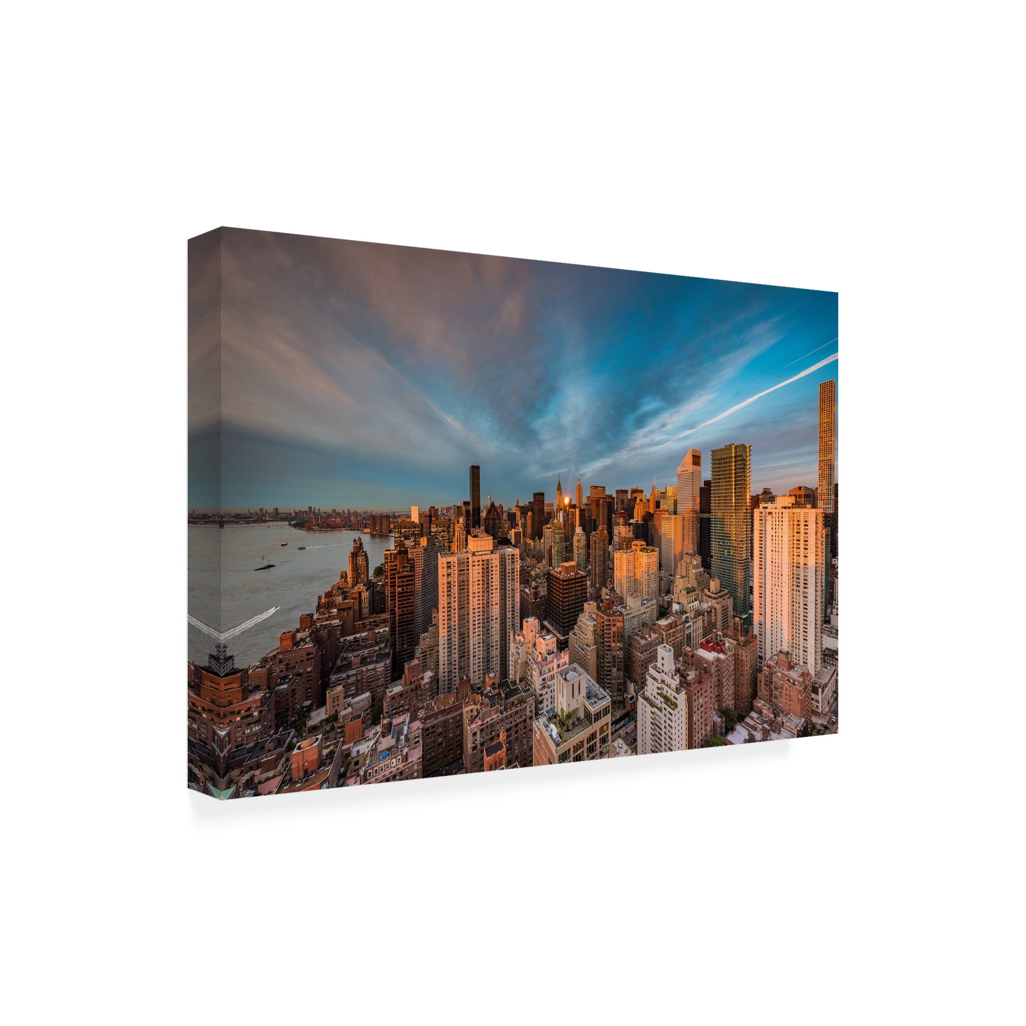 Trademark Fine Art 'New York Morning' Canvas Art by Bruce Gett