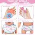 thumbnail image 6 of LINXUXIE 24Pcs Baby Doll Accessories Bottle Set, Pretend Play Feeding Toy Set with Package & Dress, Birthday Gifts for Kids 3-5 5-8 Year Old, 6 of 8