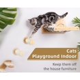 thumbnail image 3 of 2 Pieces Wall-mounted Cat Stairs, Sisal Wall Scratching Post Post Verticality Course Tree For Cat Claws And Climb Higher, 3 of 5