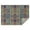 Brown Traditional Tile, variant on Colorful Geometric Chevron Pattern Rectangle Tablecloth 60"x102",Waterproof Polyester Rectangle Table Cloth, Wipeable Spillproof Polyester Tablecloth for Dining, Camping, Indoor and Outdoor