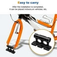 thumbnail image 2 of Bicycle Rack Car Roof-Top Mount Racks Road Bike Carrier Front Fork Quick Release Fixed Clip Parking, 2 of 5