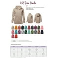thumbnail image 5 of A2Y Women's Casual Kangaroo Pocket Zip Up Snap Button Sweatshirt Hoodie Jacket (S-3XL) Huntergreen S, 5 of 5