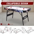 thumbnail image 4 of RayChee 56in Folding Air Hockey Table, Hockey Table Gaming Set for Game Room w/2 Pucks, 2 Pushers, 12V Motor for  Family, 4 of 6